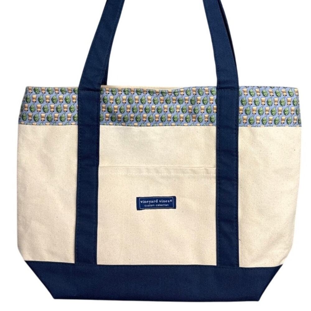 Vineyard Vines Canvas Tote-Custom Collection Samuel Adams Preppy New England